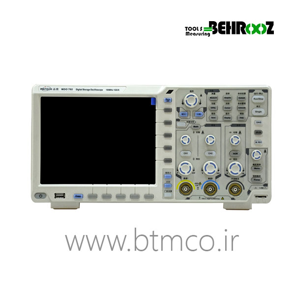 اسیلوسکوپ رومیزی دو کاناله MDO 702 برند پینتک
          bench oscilloscope dual channel MDO 702 Pintech