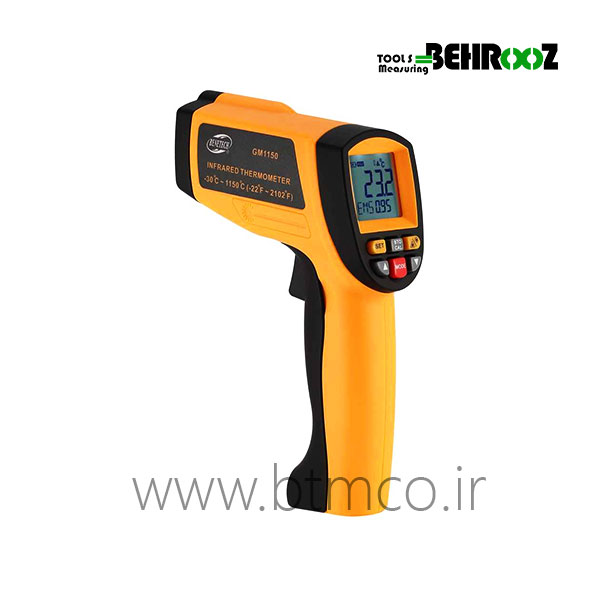 ترمومتر لیزری تفنگی بنتچ GM1150
          Infrared Thermometer GM1150 BENETECH