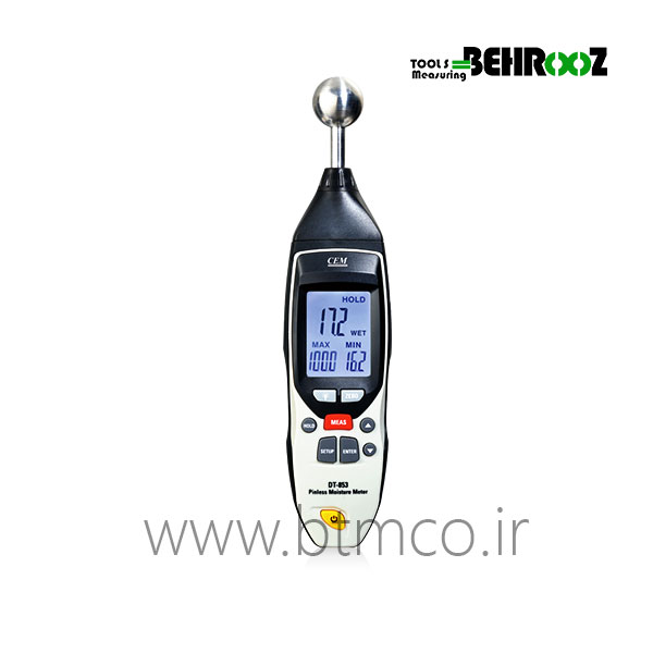 رطوبت سنج جامدات و مصالح ساختمانی CEM DT-853
          Pinless Moisture Meter DT-853 CEM