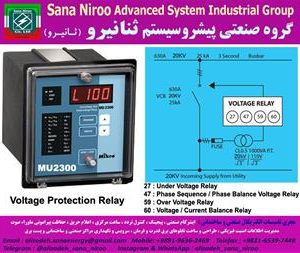 رله های حفاظتی جریان و ولتاژ پست برق