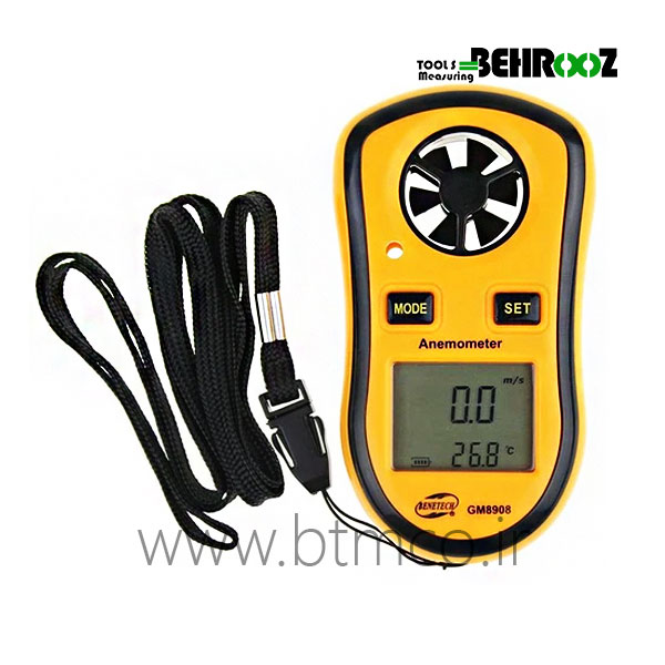 سرعت سنج باد پره ای بنتک gm8908          Anemometer GM8908 BENETECH