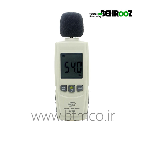 صوت سنج بنتک gm1352
          Digital Sound Level Meter GM1352 BENETECH