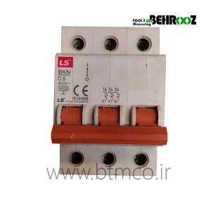 فیوز 6 آمپر سه فاز LS مدل BKN C6
          Electric Miniature Circuit Breaker BKN C6 LS