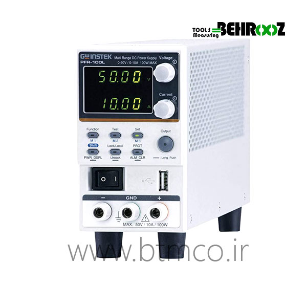 منبع تغذیه مولتی رنج گودویل مدل PFR-100L
          FANLESS MULTI-RANGE D.C. POWER SUPPLY PFR-100L GW-INSTEK