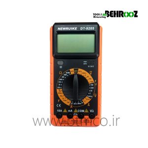 مولتی متر ارزان قیمت مدل NEWRUIKE DT-9205
          Digital Multimeter DT-9205 NEWRUIKE