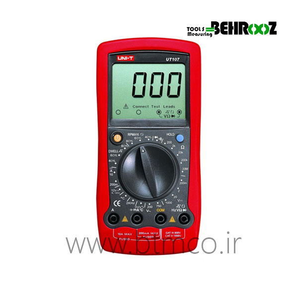 مولتی متر خودرویی یونیتی مدل UT107 
          UT107 Automobile Multimeter