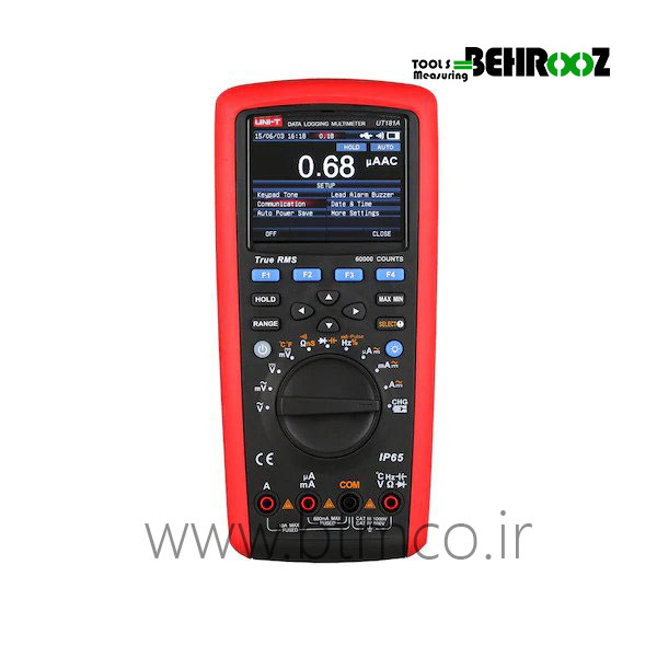 مولتی متر دیتالاگردار یونتی مدل UT181A
          UT181A True RMS Datalogging Multimeter