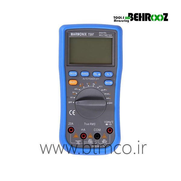 مولتی متر دیجیتال مارمونیکس مدل TS97
          Digital Multimeter TS97 MARMONIX