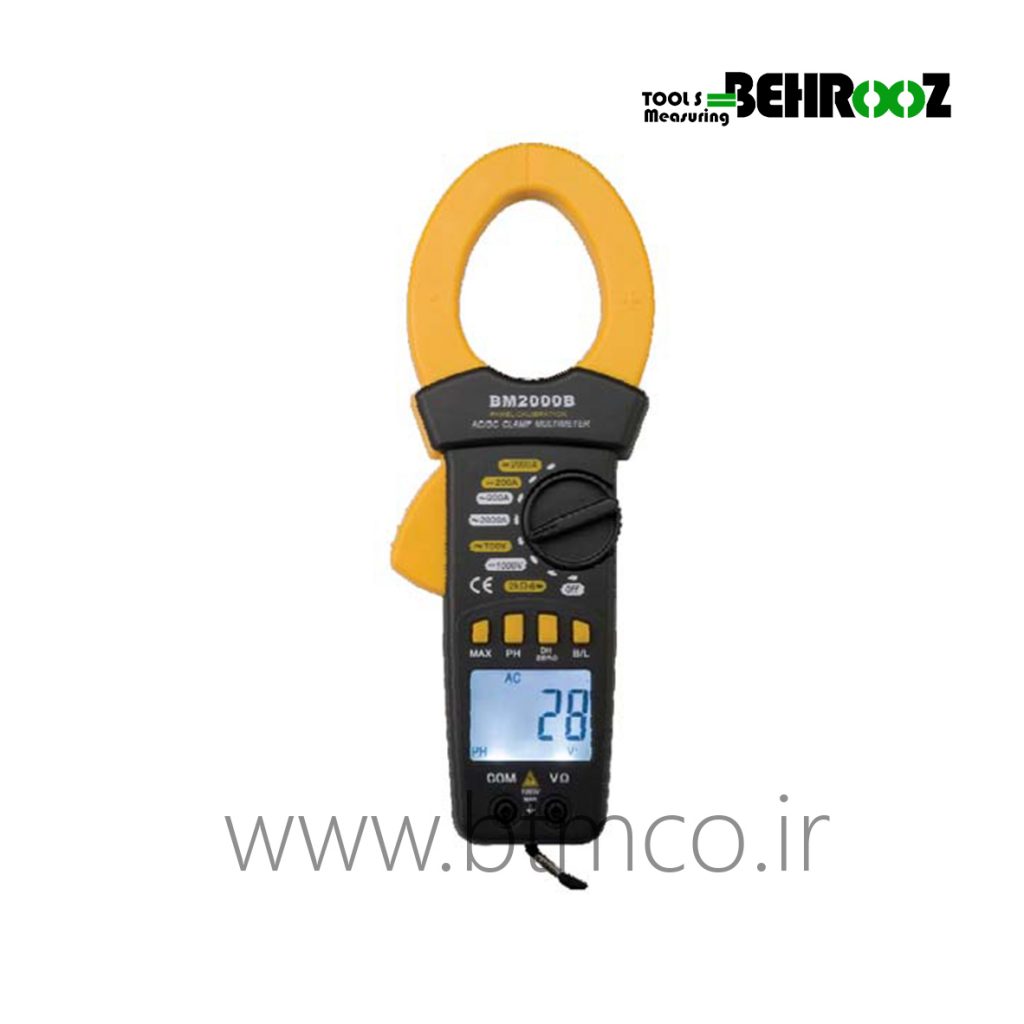 کلمپ آمپرمتر دیجیتالی سینومتر BM2000B
          Clamp Amper Meter Sinometer BM2000B