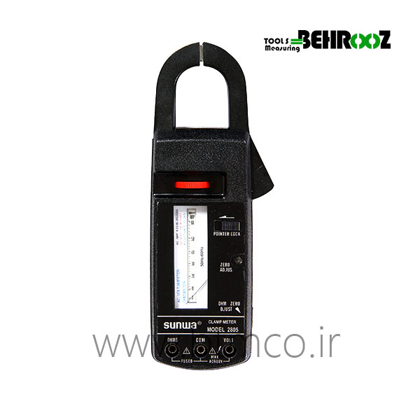 کلمپ آمپرمتر عقربه ای سانوا مدل 2805
          Analog Clamp Meter 2805 SUNWA