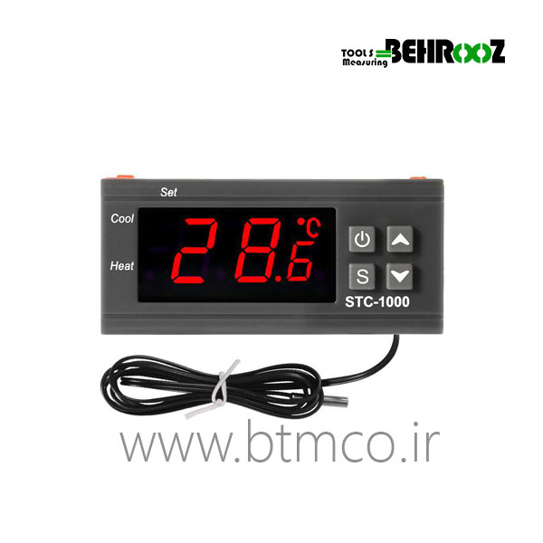 کنترلر دما دو حالته مدل STC-1000
          Cooling and Heating Thermostat Temperature Controller STC-1000