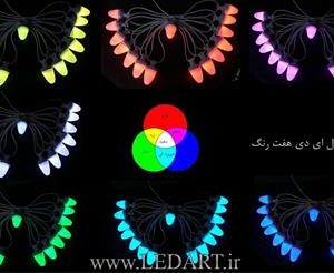 ریسه ال ای دی هفت رنگ بلوطی، ریسه led هفت رنگ