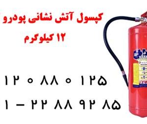 کپسول آتش نشانی پودر و گاز 12 کیلوگرم دژ – تهران