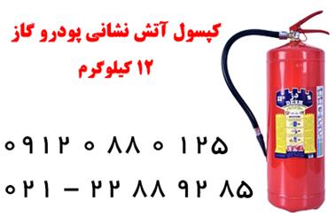 کپسول آتش نشانی پودر و گاز 12 کیلوگرم دژ – تهران