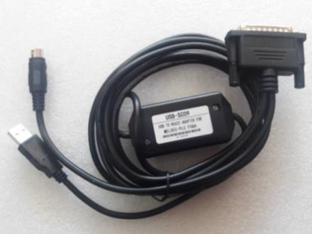 فروش کابل پروگرام و برنامه نویسی PLC MITSUBISHI میتسوبیشی USB – SC-09